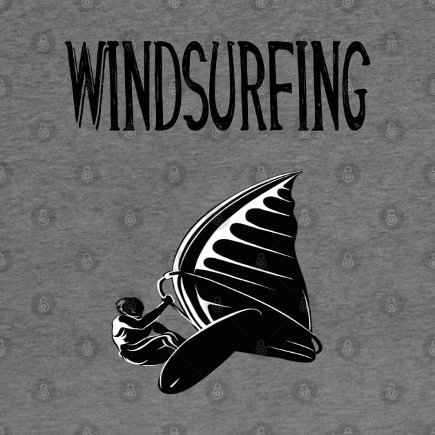 Windsurfing in black by Made the Cut